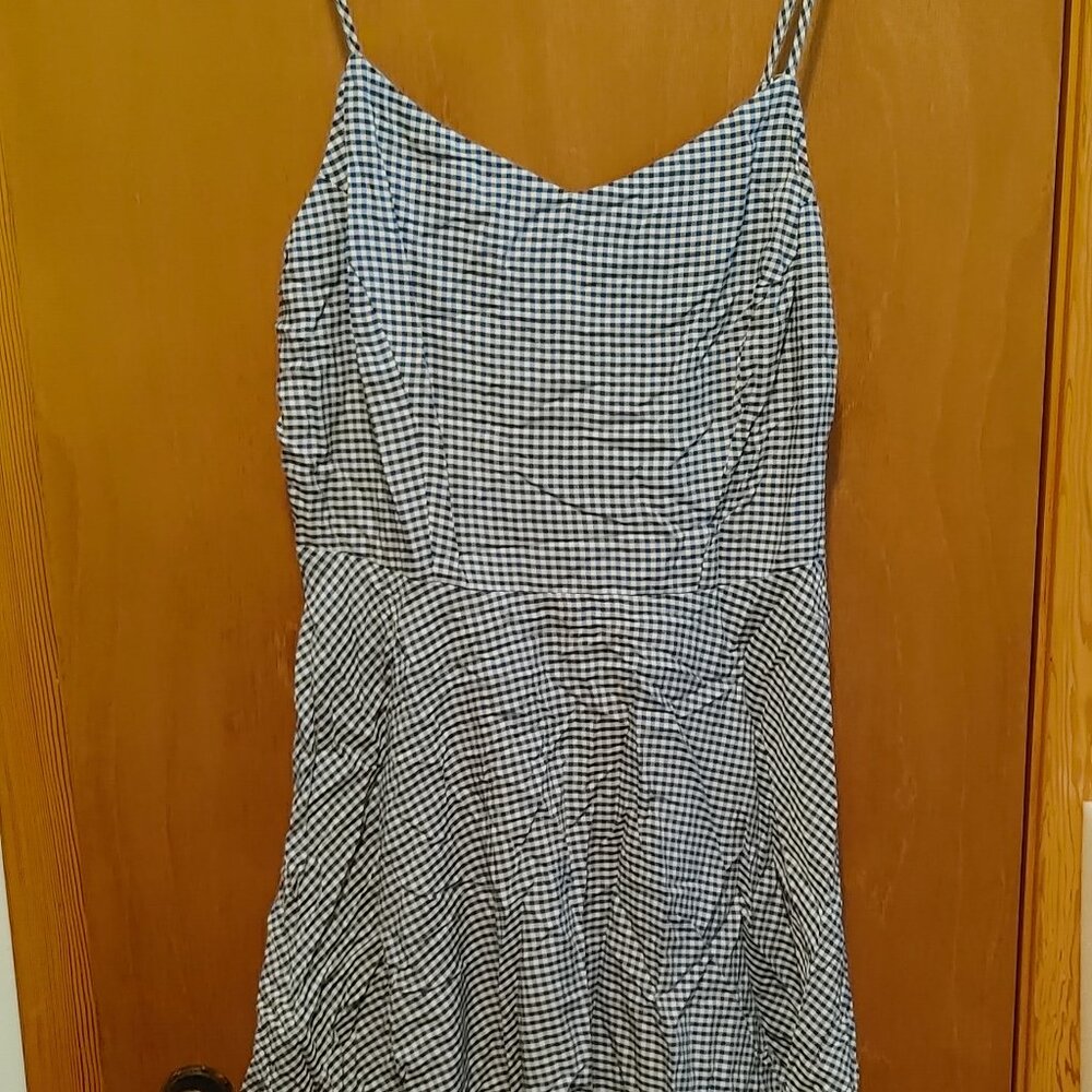 Old Navy M Tall gingham summer dress